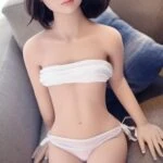 Realistic sex doll female, mini size, human-like features, soft skin, for intimate pleasure, perfect for collectors and enthusiasts, high-quality silicone, customizable options available.