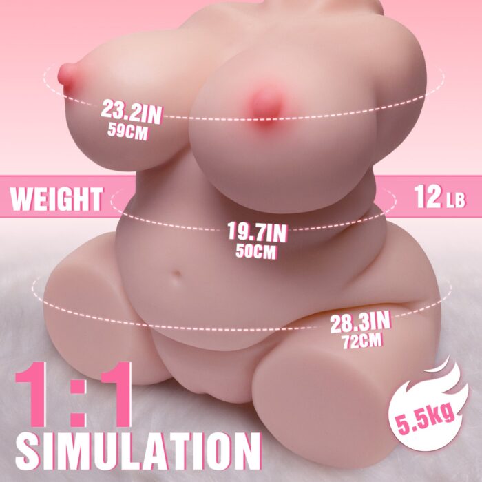 Pleasure Fat Half Torso Szexbaba - 9. kép