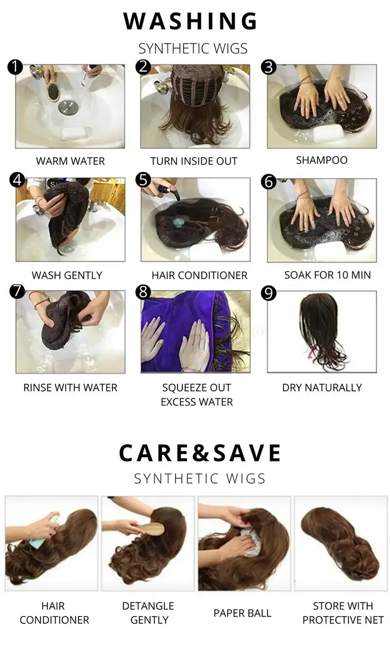 Anime Cosplay perukas sekso lėlių aksesuarams