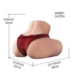 Elara 50cm love vagina sex doll with realistic skin texture and measurements for enhanced intimacy experience.