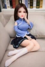 Realistic sex doll for adult companionship, featuring a lifelike female doll with high-quality silicone material and detailed craftsmanship, perfect for personal pleasure and satisfaction.