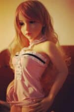 Silicone sex doll with realistic features, detailed face and soft skin for adult pleasure and companionship, designed for a lifelike experience, perfect for intimate moments and collection.
