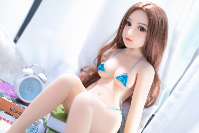 Realistic Sex Doll With Detailed Features, Perfect For Adult Companionship, Featuring Lifelike Skin And Long Brown Hair, Designed For Lifelike Intimacy And Pleasure.